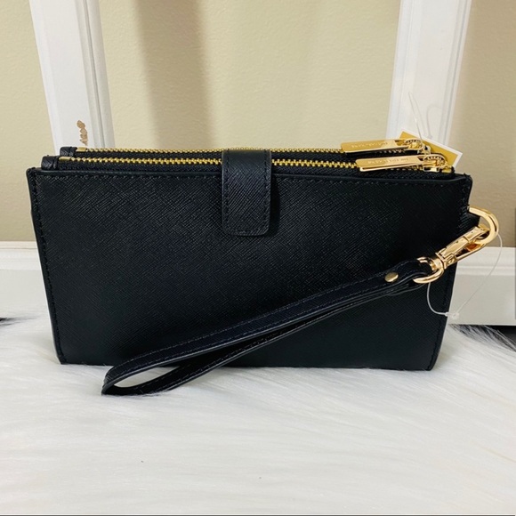 Michael Kors Jet Set Travel Large Double Zip Wristlet Wallet - Picture 4 of 9